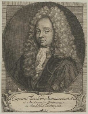 Bildnis des Casparus Theodorus Summerman