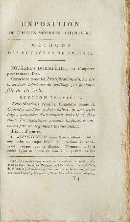 Exposition De Quelques Méthodes Particulières.
