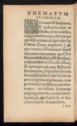 Thematum Prooemium.