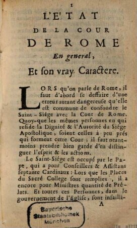L' Idée du Conclave present, de MDCLXXVI, ou le pronostique du Pape futur