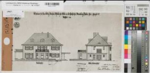 Hagen, Fernuniversität, Villa Bechem, Rückansicht, linke Seitenansicht