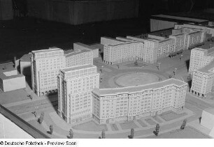 Modell der Stalinallee in Berlin