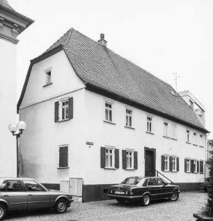 Fachwerkwohnhaus; Heusenstamm, Kirchstraße 45