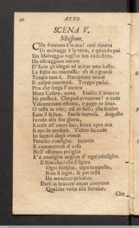 Atto Primo: Scena V.
