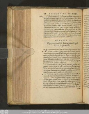 In Caput III. Quo proponuntur dubitationes de quidditate seu genere loci.