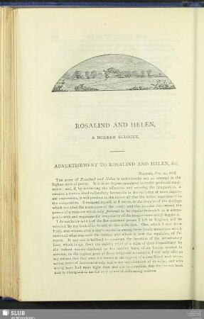 Rosalind And Helen, A Modern Eclogue