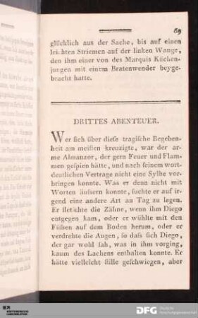 Drittes Abenteuer.