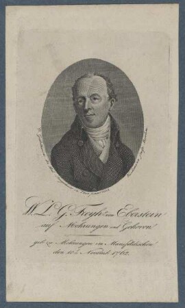 Bildnis des W. L. G. Freyhr. Eberstein