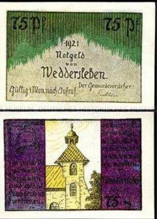 Wasserleben 75 Pfennig