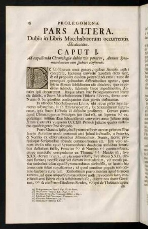 18-34, Pars Altera. Dubia in Libris Macchabaeorum occurrentia discutiuntur.