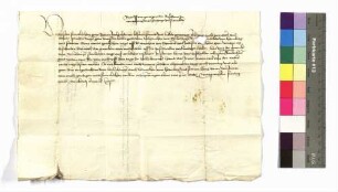 Schreiben des Bischofs von Würzburg an den Grafen Hohenlohe.