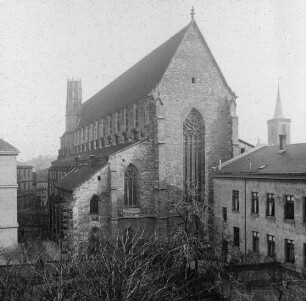 Erfurt, Barfüßerkirche, Außenansicht von Nordwesten