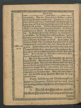 II. [Wie er sich dargegen zu verhalten habe]