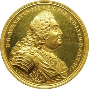 Kurfürst Friedrich August II. - Krönung zum König von Polen als August III.