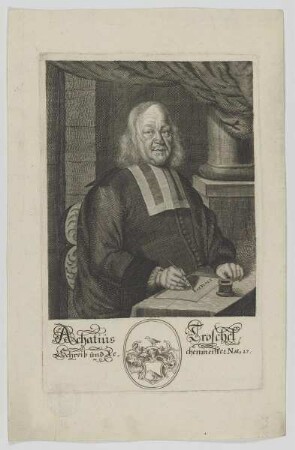 Bildnis des Achatius Troschel