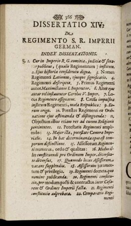 Dissertatio XIV.