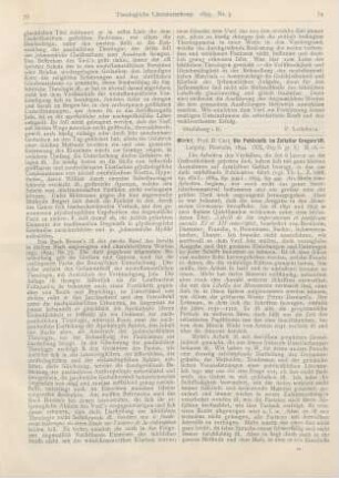 74-77 [Rezension] Mirbt, Carl, Die Publizistik im Zeitalter Gregors VII