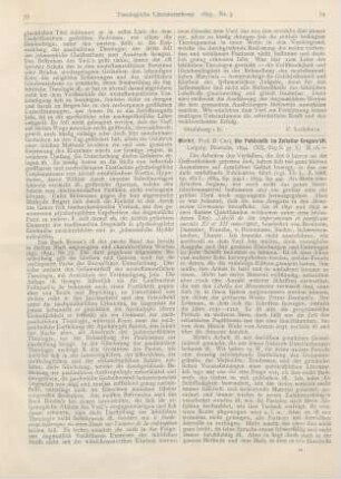 74-77 [Rezension] Mirbt, Carl, Die Publizistik im Zeitalter Gregors VII