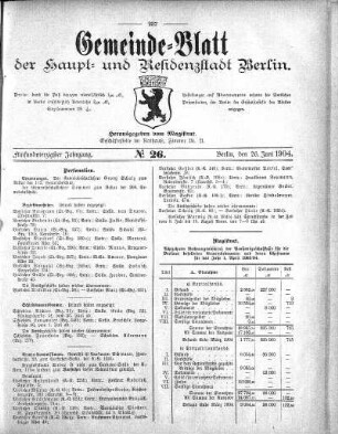 1904,26: No. 26, 26. Juni 1904
