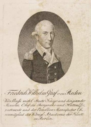 Friedrich Wilhelm Graf von Reden, Berghauptmann