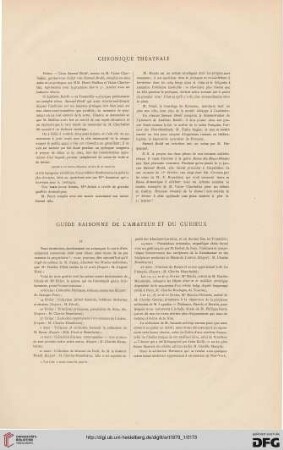 Guide raisonné de l'amateur et du curieux