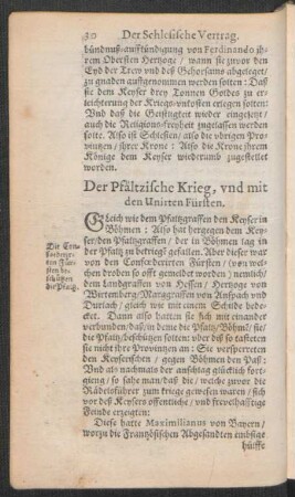 Der Pfältzische Krieg, und mit den Unirten Fürsten