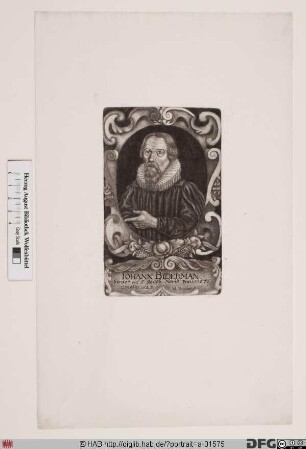Bildnis Johann Biedermann (Bidermann)