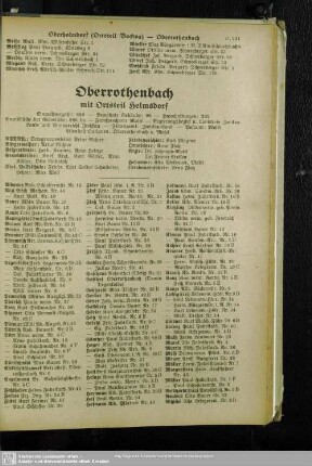 Oberrothenbach mit Ortssteil Helmsdorf