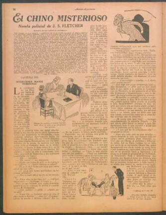 El chino misterioso : Novela policial de J. S. Fletcher