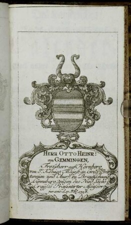 Herr Otto Heinr: von Gemmingen[...]