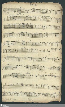 Viol[ino]. 1.