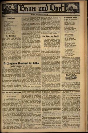 Fünfte Ausgabe vom Samstag, den 28. Dezember 1935.