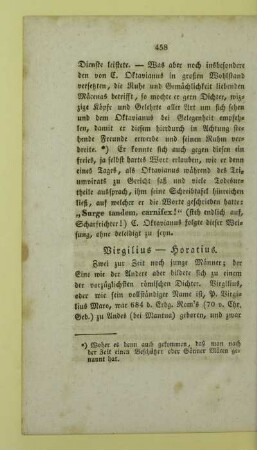 Virgilius - Horatius