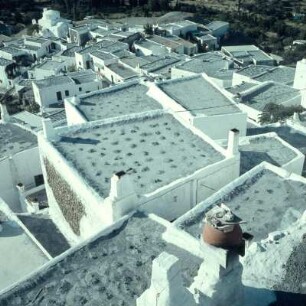 Skyros, Flachdächer der Chora