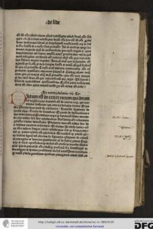 Dictum est de errore eorum qui deum esse negant nunc dicendum est de errore eorum qui creaturas deificant...