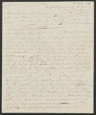 Brief an Albertine Mendelssohn-Bartholdy und Minna Heydemann : 01.01.1832