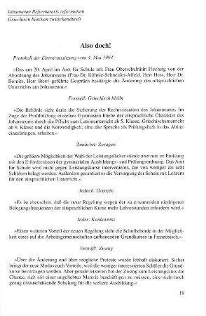 Also doch!