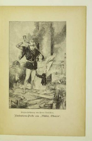 Illustrations-Probe aus ,,Müller, Oberon"