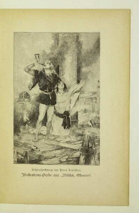 Illustrations-Probe aus ,,Müller, Oberon"