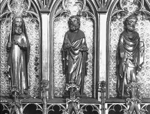 Köln, Dom, St. Peter und St. Maria, Chor, Hochaltar, Apostelfiguren