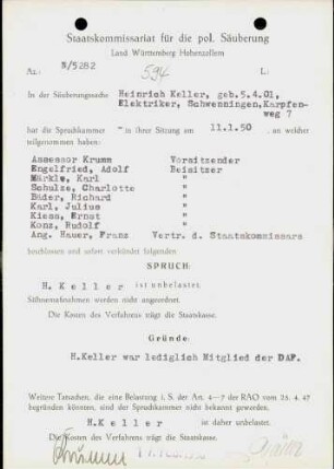 Keller, Heinrich