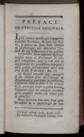 Préface de l'édition originale