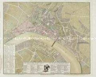 Grundriss der Stadt Basel / Plan de la Ville de Basle