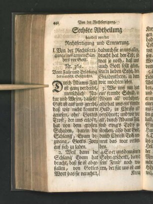 Sechste Abtheilung.