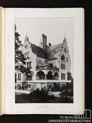 36. Villa in Breslau-Scheitnig. Architekten: Grisebach & Dinklage in Berlin.
