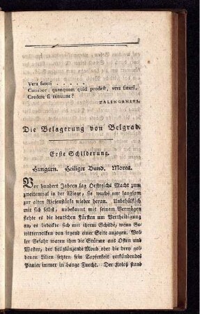 Erste Schilderung.