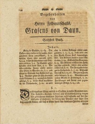 Sechstes Buch