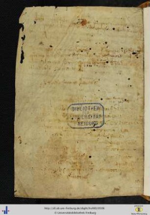 [246v] Lateinische Notizen (14. Jh.).