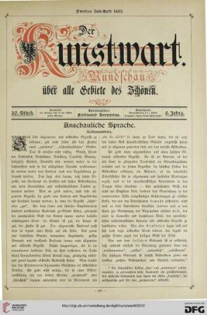 Anschauliche Sprache, [2]