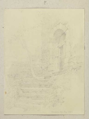 Burg Kronberg, Eingang zum Torturm der Oberburg